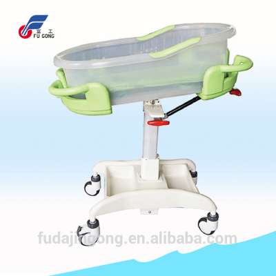 On wheels luxury multifunction new born baby hospital bed